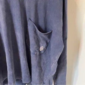 NWOT Free People Hot Shot Hooded Set in Midnight Navy Blue thumbnail 6
