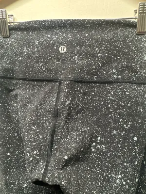 Lululemon Luminesce Splatter Ice Grey Black Align Crop 21 4 thumbnail 5