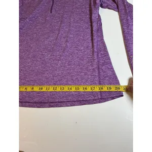 Nike Nike Heathered Purple Dri-FIT Pullover Sz M Nike Running w Thumbholes thumbnail 11