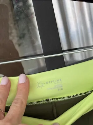 OFFLINE Aerie Real Me XTRA Colorblock Skort skirt tennis contrast military olive thumbnail 6