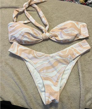 Abercrombie Halter Bandeau Bikini Set thumbnail 1