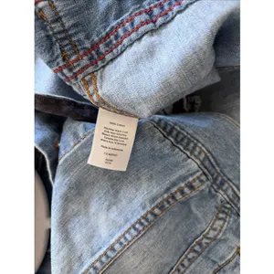 Talbots Classic Denim Trucker Jacket Womens Size L Blue Light Wash 100% Cotton thumbnail 6