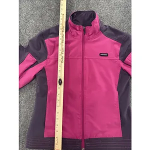 New Balance Womens S Pink Purple Softshell Full Zip Athletic Jacket WALJ6101 thumbnail 5
