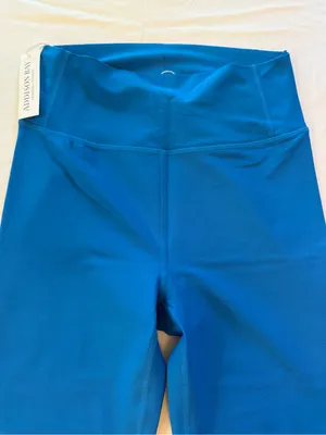 Addison Bay Waverly Biker Shorts Small Breakpoint Blue High Rise Athletic NWT thumbnail 3