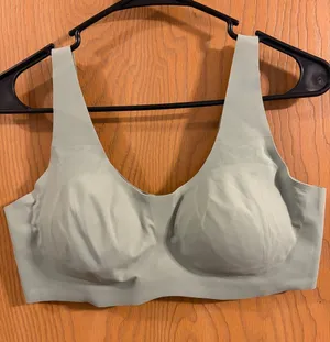 knix Women’s Sage Green LuxLift‎ Pullover Seamless Wireless Scoop-Neck Bra XL thumbnail 1