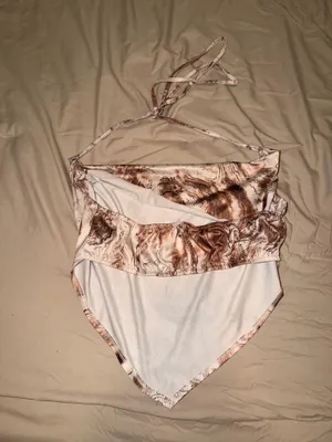 Marble Crop Shein Top thumbnail 4