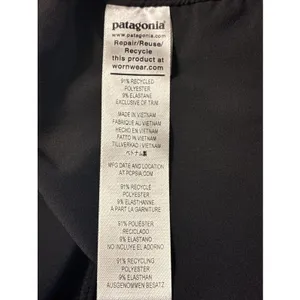 Patagonia Women’s Fleetwith Dress L Black Drawstring Waist Hiking Pockets thumbnail 5