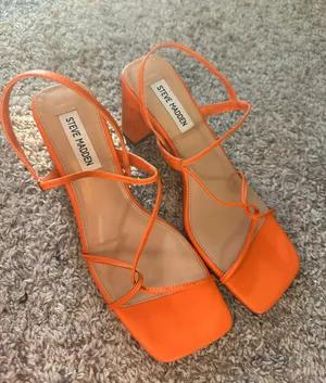 Steve Madden Orange Heels thumbnail 1