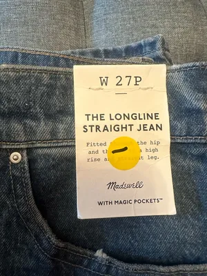 Madewell Women’s Longline straight leg jeans thumbnail 14