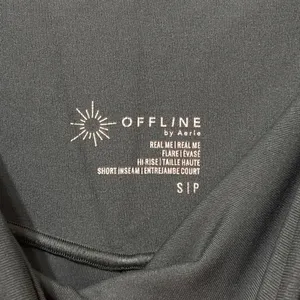 OFFLINE By Aerie Real Me High Waisted Crossover Flare Legging Green Size Small thumbnail 3
