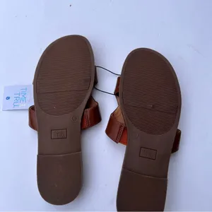 Time and Tru Women's Slip On Low Heel Sandals NWT Sz 8 thumbnail 8