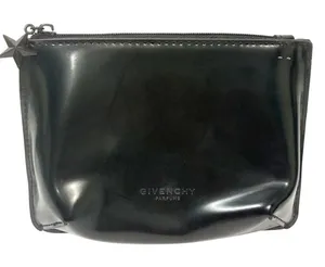 Black Givenchy Parfums Cosmetics‎ Bag Pouch Clutch Small Makeup Travel Case thumbnail 1
