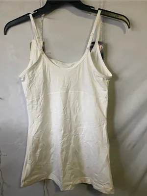 Old Navy White Ribbed Camisole Tank thumbnail 3