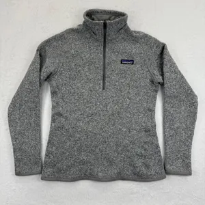 Patagonia Better Sweater Gray Pullover Small RCP‎ Advisors Logo Quarter Zip thumbnail 1