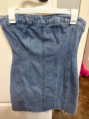 Denim Dress Blue thumbnail 1