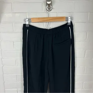 Topshop Black Stripe Trouser Pants Size 2 thumbnail 11