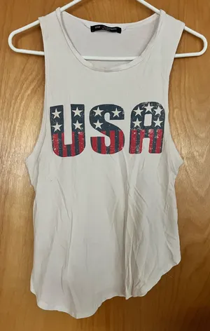 USA white tank thumbnail 1