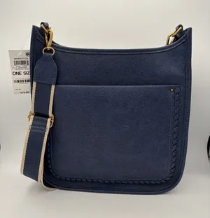 Women’s Style&Co Navy Blue Leather Crossbody Purse thumbnail 1
