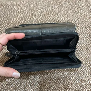 Vintage Black Leather Wilsons Billfold Wallet Casual Daily Soft Leather thumbnail 6