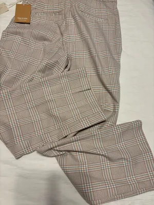Joie Josie brown plaid trousers thumbnail 4