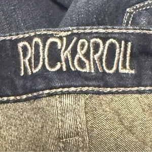 Rock and‎ Roll Denim High Rise Flare Leg Bell Bottom Frayed Jeans Size 30 x 32 thumbnail 8