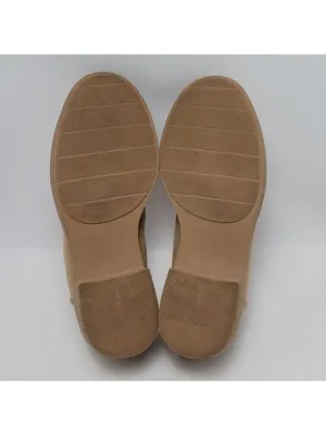 Torrid Clean Faux Suede Chunky Buckle Platform Tan Loafers Size 10 WW thumbnail 8