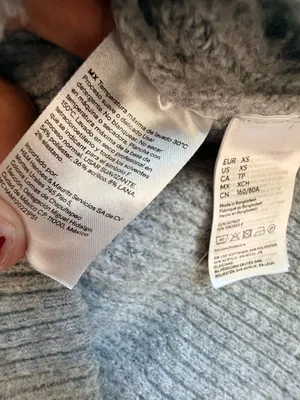 H&M Rib-knit Gray Sweater thumbnail 2