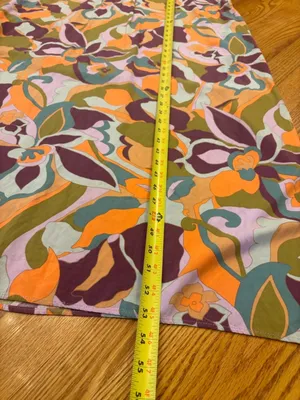 Easel Los Angeles Floral Shift Dress L Retro Mod Boho Maxi Colorful Lightweight thumbnail 4
