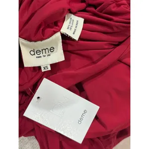 Deme By Gabriella Dahlia Gown Maroon Red Size XS NEW thumbnail 7