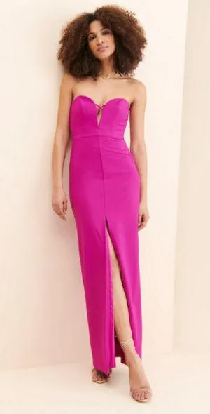Aidan Mattox Pink formal dress thumbnail 1