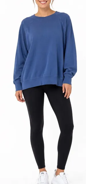 Old navy Size Large Light Purple Crewneck Loungewear Sweatshirt thumbnail 1