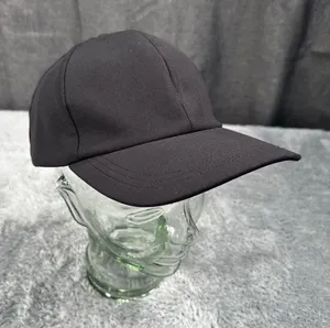 Lululemon Black Adjustable Baseball Cap Athletic Hat One Size OS Men's Gym thumbnail 1