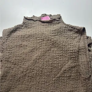 Sleeveless Textured Knit Dress in Taupe Muse Republic Clothing thumbnail 4