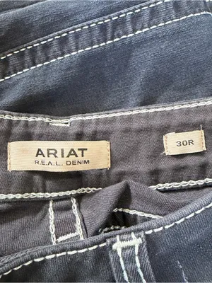 Ariat Women’s R.E.A.L Mid Rise Entwined Boot Cut Jeans Cowgirl in Marine 30R thumbnail 9