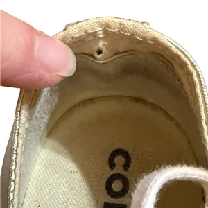Converse Chuck Taylor All Star Lift Platform Metallic Gold Low-Top Sneakers Sz 6 thumbnail 9