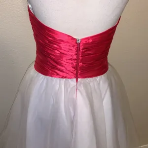 May Queen Couture white short ball gown formal dress thumbnail 7