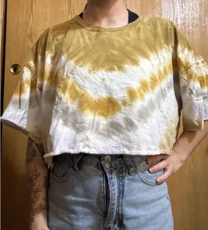 Target Tie-Dye Cropped Tee Shirt thumbnail 1