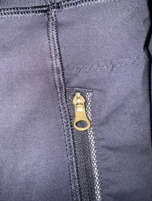 Lululemon Size 4 Inspire Tight Leggings Gold Hardware Rare thumbnail 2