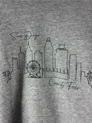 San Diego County Fair Skyline Graphic Sweatshirt XL thumbnail 2