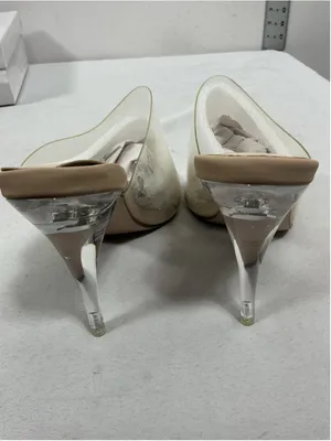 Womans New In Box X2B May Slip On Stiletto Mules Size 8.5 Nude thumbnail 4