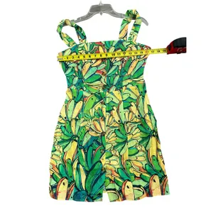 Farm Rio Green Banana Dress size small thumbnail 4