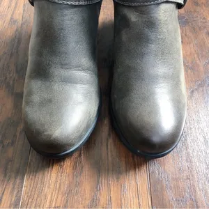 SOREL • Joan of Arctic Wedge II bootie buckle Quarry leather grey ankle short thumbnail 6