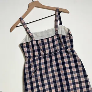 Anthropologie MAEVE Outshine Plaid Taffeta Dress Bow Coquette Preppy X-Small thumbnail 8