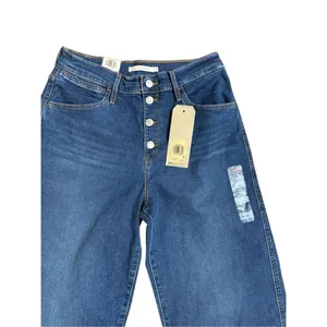 NEW Levi’s Mile‎ High Cropped Wide Leg Jeans Sz 30 Womens thumbnail 8