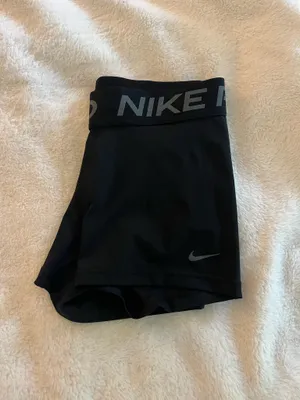 Nike Pro Black Dry Fit Spandex Shorts thumbnail 2