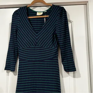 Maeve anthropologie Flores Striped Dress‎ small thumbnail 5