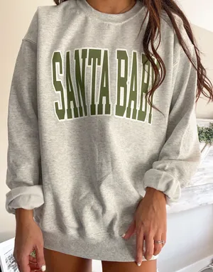 Santa Baby crewneck thumbnail 5