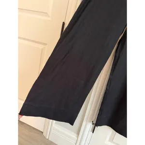 Everlane NWT Wide-Leg Drawstring Linen Pants Black 16R thumbnail 5