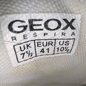 GEOX Respira Women’s Metallic Silver‎ and Gray Wingtip Sneaker Size 10.5/EU 41 thumbnail 7