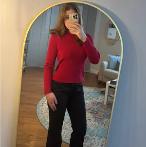 Chico's Vintage Red Turtleneck Sweater thumbnail 2